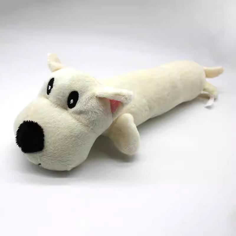 Plush Dog Chew Toy Interactive Squeaky Pet Toy for Small Medium Dogs Molar Cleaning Teeth Toy