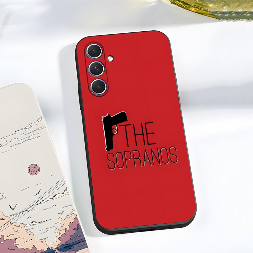Чехол для телефона T-The S-Sopranos для Samsung A56 A36 A26 A16 A15 A25 A35 A55 A14 A34 A24 A54 Черный Мягкий