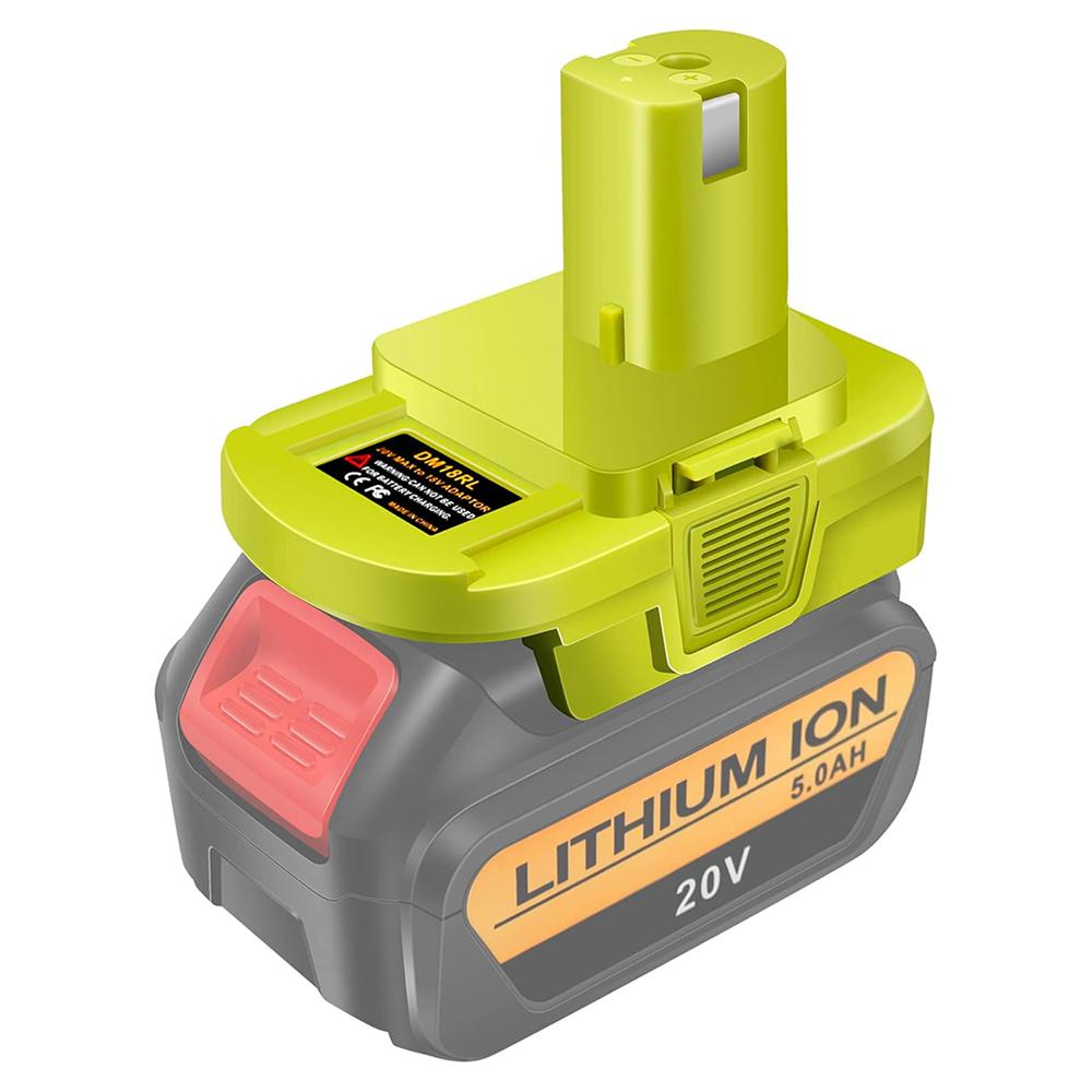 Адаптер для аккумулятора DM18RL для Dewalt для Milwaukee 20V/18V Li-Ion аккумулятора Преобразователь для инструмента Ryobi 18V P108 Аккумулятор Дрель