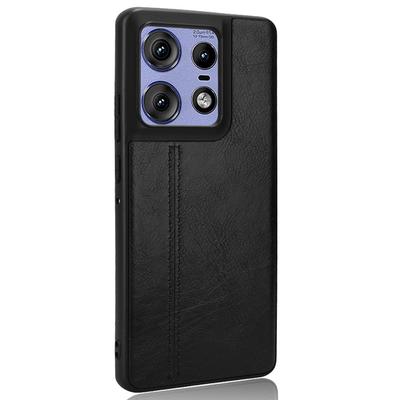 Для Motorola Edge 50 Pro 5G Чехол Кожа с текстурой коровьей шкуры+ТПУ+ПК Чехол для телефона