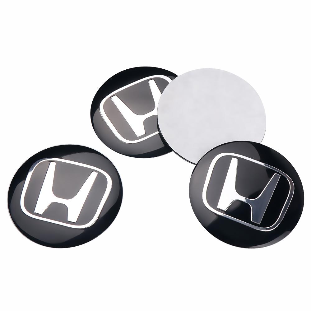 4Pcs Aluminum Mugen Badge Car Wheel Center Cover Hub Caps Sticker For Honda City HR-V Jazz Accord Civic CR-V Fit Insight Vezel