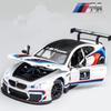 1:24 BMW M4 GT3 литой спортивный автомобиль модель игрушечная машинка литой металл модель транспортного средства имитация звука и света инерционный механизм коллекция детский подарок