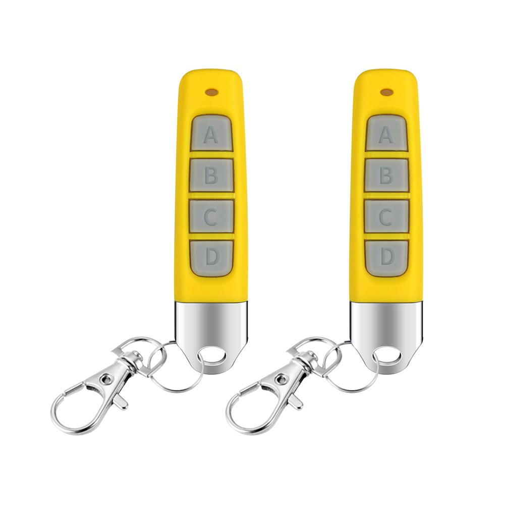 433 МГц Пульт дистанционного управления для копирования Пластиковый 4-клавишный клон-дубликатор с питанием от батареи Клонирование Пульт дистанционного управления Многофункциональный открыватель дверей