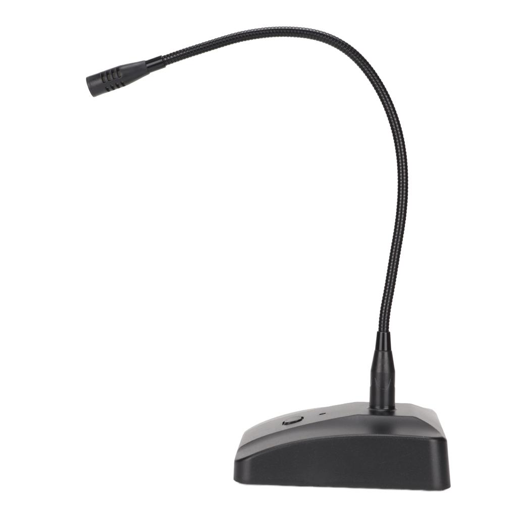 Микрофон на гусиной шее, регулируемый на 360 градусов, шумоподавляющий проводной коммерческий микрофон с разъемом XLR