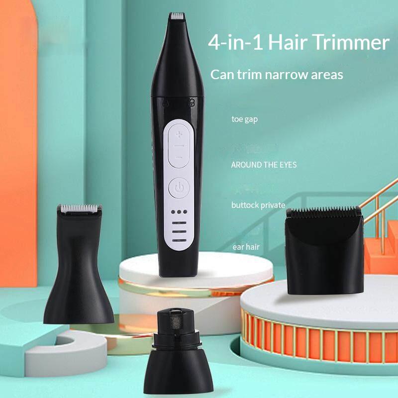 Huiyangxu Electric Pet Nail Grinder Hair Trimmer Low Noise Usb Rechargeable Safe Multifunctional Grooming Tool For Narrow Areas