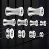 1pc 304 Stainless Steel U-shaped Groove Bearing Steel Wire Guided Fixed Wheel Household Hardware Accessories Roller Bearing