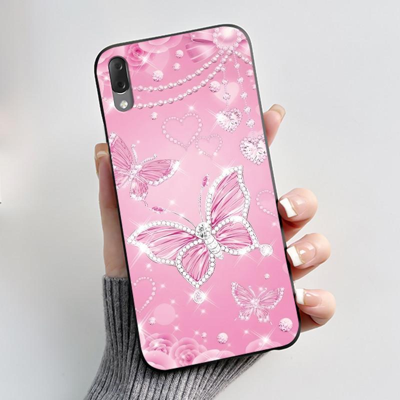 Case For Sony Xperia L3 L 3 L3312 L4312 L4332 L3322 Phone Case Luxury Fashion Butterfly Flowers Black Silicone Soft Back Cover
