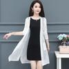 Shawl Outerwear Women's Long Summer Cloak Long Sleeved Versatile Outerwear Cardigan Sun Protection Jacket Top