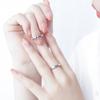 Opening Adjustable Sun Moon Couple Rings For Wedding Anniversary Gift