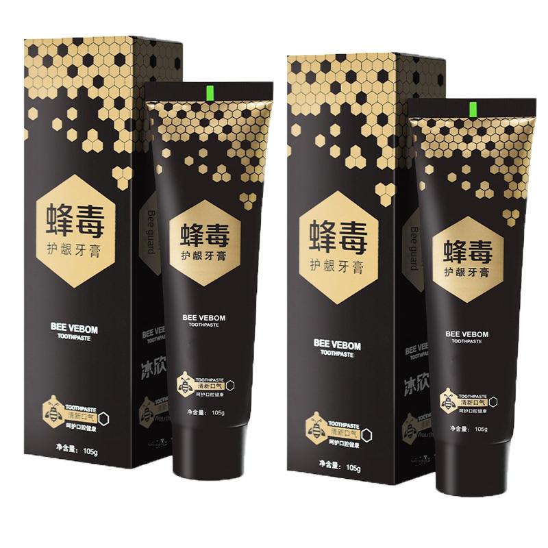 Зубная паста с пчелиным ядом, 105 г, уход за деснами, ярко-белая десен, свежее дыхание, зубная паста для взрослых, активный пептид, биофермент, устраняет проблемы с деснами