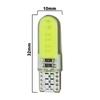 2 шт. светодиодные лампы W5W T10 Canbus 12SMD LED COB чипы 12 В 500 лм сигнальная лампа 168 194 салон автомобиля купольная лампа для чтения номерного знака