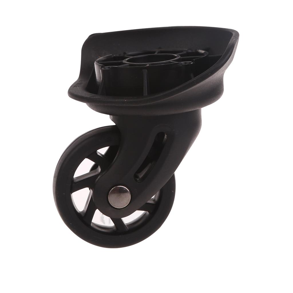 2 шт. Сменные колеса для тележки Сверхпрочные для багажного ящика Чемодана Комплект поворотных колес на 360 градусов Однорядное бесшумное колесо