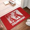 Red Socialist Theme Doormat Floor Mat for Home Entranceway Entry Rug 40x60cm Communist Tools Design Welcome Durable Mat Indoor O