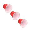3pcs E14 Fabric Lamp Shade Modern Clip‑On Lampshade for Home Wall Candle Lamps Chandelier Red Candle Lamp Shade E14 Lamp Shade