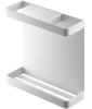 Yamazaki Tower Magnetic Wrap Holder, White, Approx. W15.5 X D5.2 X H15.5cm, for Wrap Storage and Kitchen Storage, Model 7121