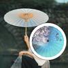 Antique Chinese Oiled Paper Umbrella for Girls' Celebrations