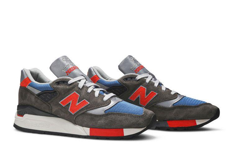Men's Sneakers J. Crew x New Balance 998 Made in USA 'Grey Blue Orange'