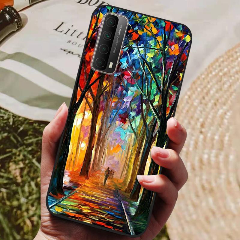 Чехол для Huawei P Smart 2021 Силиконовая задняя крышка Чехол для телефона Для Huawei PSmart 2021 Мягкий чехол P Smart 2021 6.67" Fundas бампер Сумка