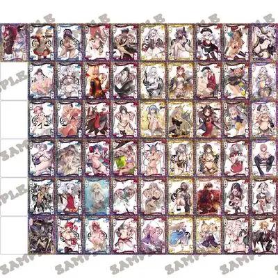 54PCS/set Anime Azur Lane Poker Game Toys Hobbies Hobby Collectibles Commemorative Edition Game Collection Cards