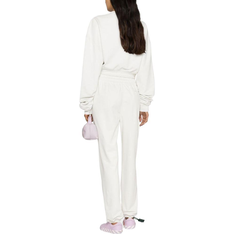 OFF WHITE Вязаные брюки-джоггеры женские OWCH016S23JER0010410