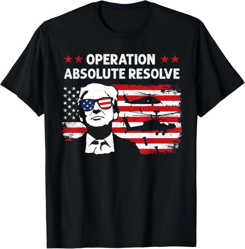Absolute Resolve American Bravery President Trump Unisex T-Shirt