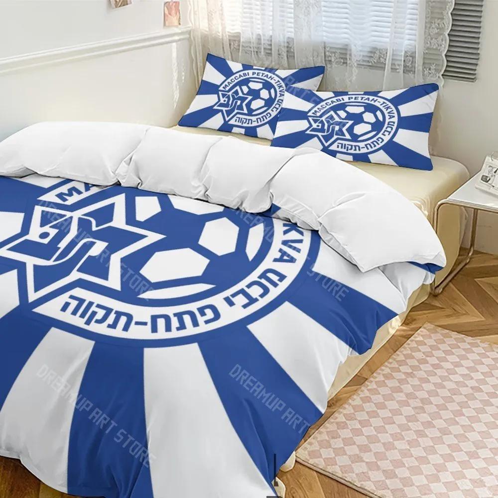 3D Печать Постельное белье Maccabi Petah Tikva Комплект Двуспальный Queen King Полный Размер Пододеяльник Наволочка Постельное Белье Мальчики Девочки Взрослые Домашний Текстиль