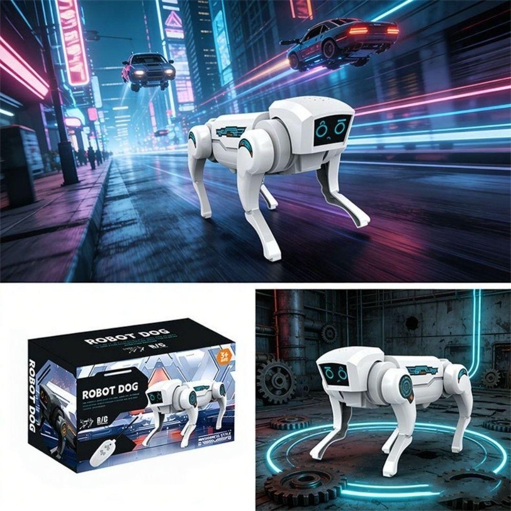 Electric RC Robot Dog Toy Mechanical Design Electric Robot Dog Fun Sound-activated Robot Home Play