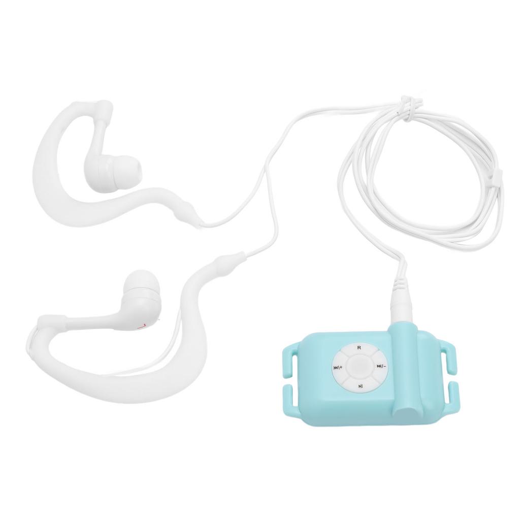 MP3-плеер с защитой от воды IPX8 и наушниками, воспроизведение музыки в формате MP3 WMA, музыкальный плеер для плавания