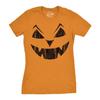 Evil Jack-O-Lantern Face Shirt, Funny Fall Tee