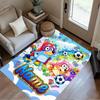 Rainbow Soccer Adventure Customize Text Floor Mat Design for Study room Bedrooms Living Rooms Playrooms Antislip Carpet Decorate Offices