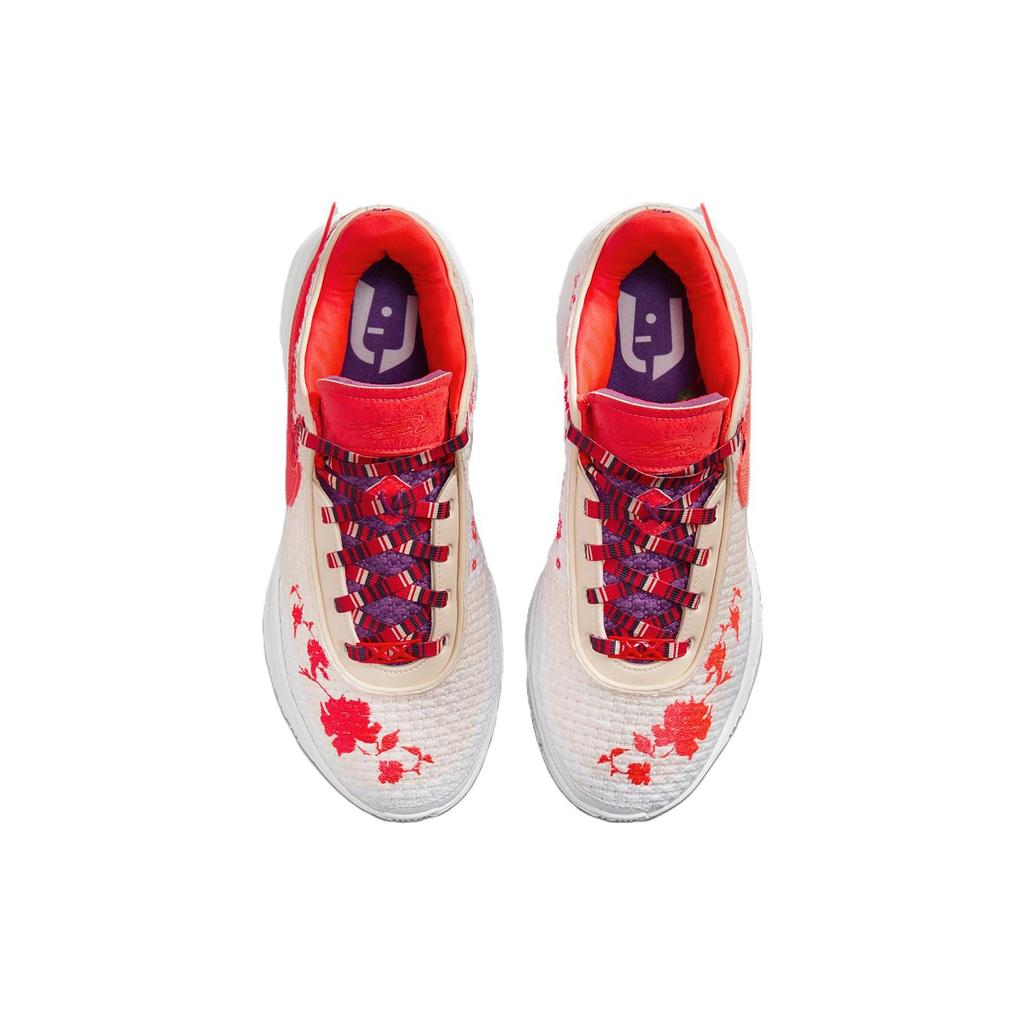 Кроссовки унисекс Mimi Plange x Nike LeBron 20 Premium EP Ceremony Оранжевый/Гуава-лёд/Ярко-малиновый FJ0724-801