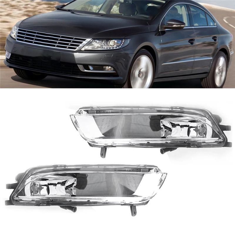 Оригинальный противотуманный фонарь в сборе для переднего бампера VW Passat CC 2012-2017 Автомобильный противотуманный фонарь Стиль с галогенной лампой