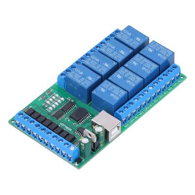 Модуль релейных экранов 8 каналов Многофункциональная плата USB-реле с AT-командами
