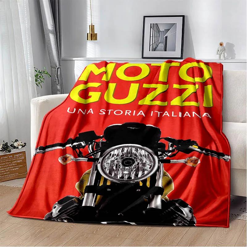 Guzzi мотоциклетное одеяло с логотипом, детское теплое одеяло, мягкое и удобное одеяло, домашнее дорожное одеяло, подарок на день рождения
