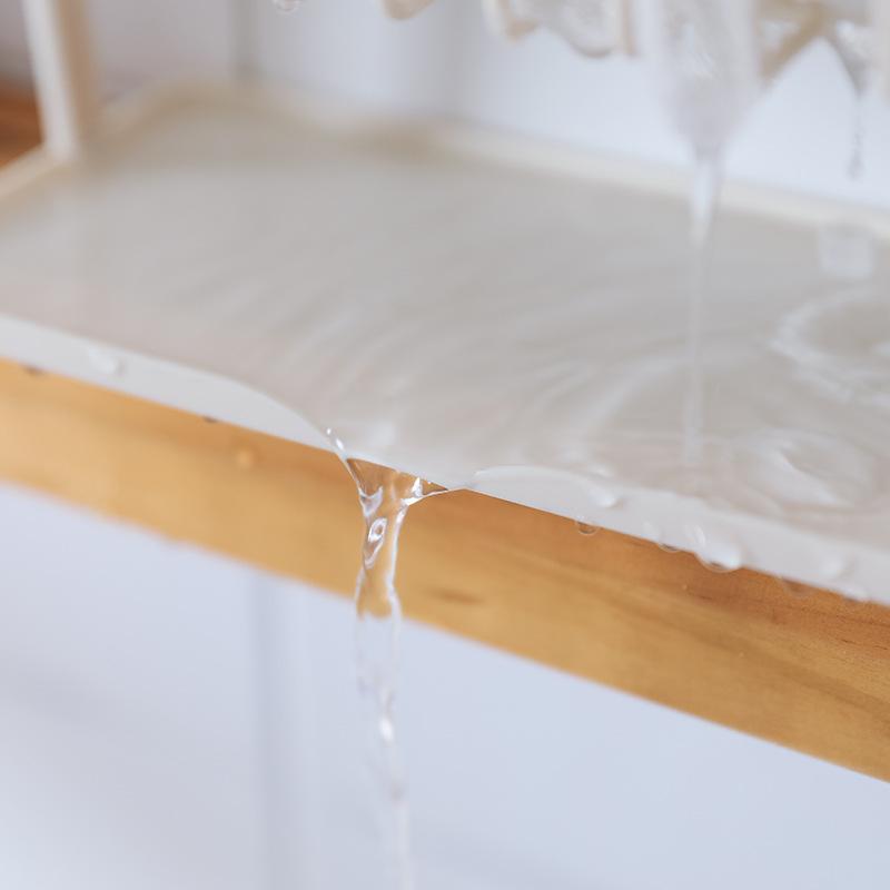 Стеллаж для хранения Полка для слива Держатель для губки Моющаяся полка для раковины Коробка для хранения Пластиковая корзина Аксессуары для кухни и ванной