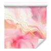 Wallpaper Ink coral, powder pink, white and cream 50x1000