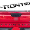 Matte Black 3D Trunk Letter Badges Stickers for -2025 Frontier High-Quality
