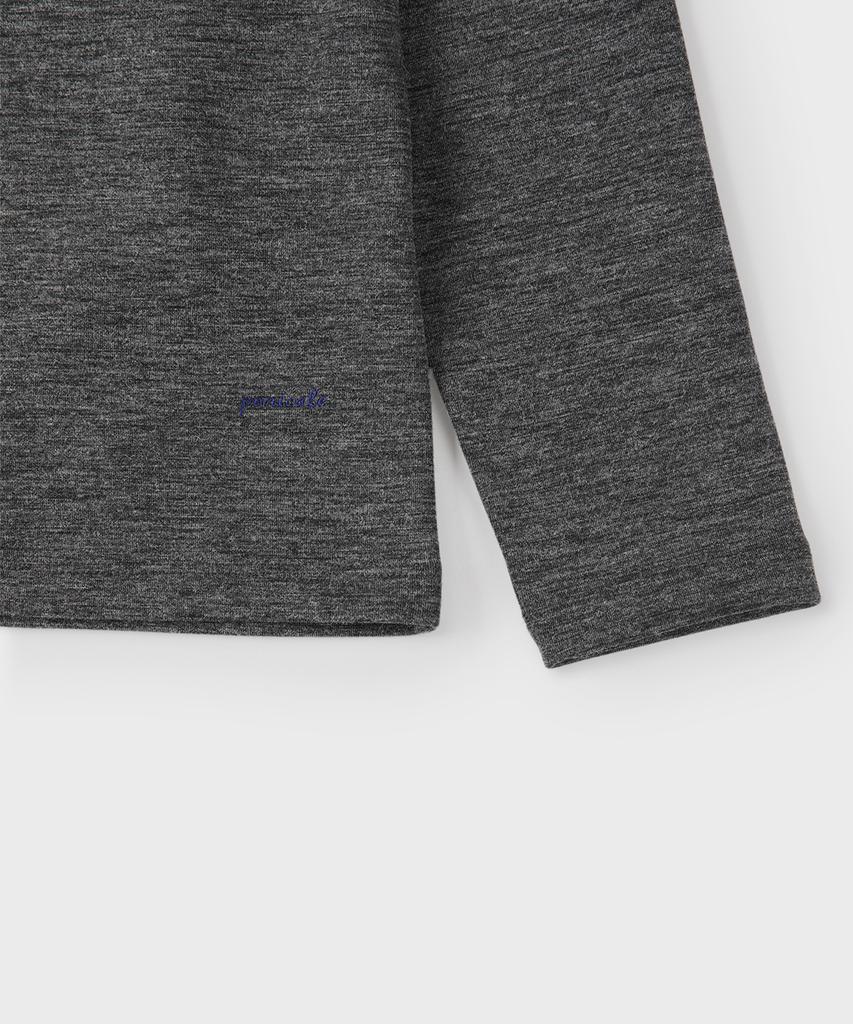 PANICALE Charcoal Logo Stitch Sweatshirt