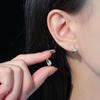 Shi Shi Love Ear Buckle Niche Versatile High -end Sweet and Cute Design Small Fresh Earrings