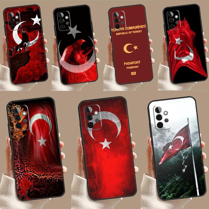 Чехол Флаг Турции для Samsung Galaxy A35 A55 A25 A15 A51 A71 A12 A32 A52 A13 A33 A53 A14 A34 A54