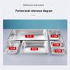 Stainless Steel Rectangular Food Pan