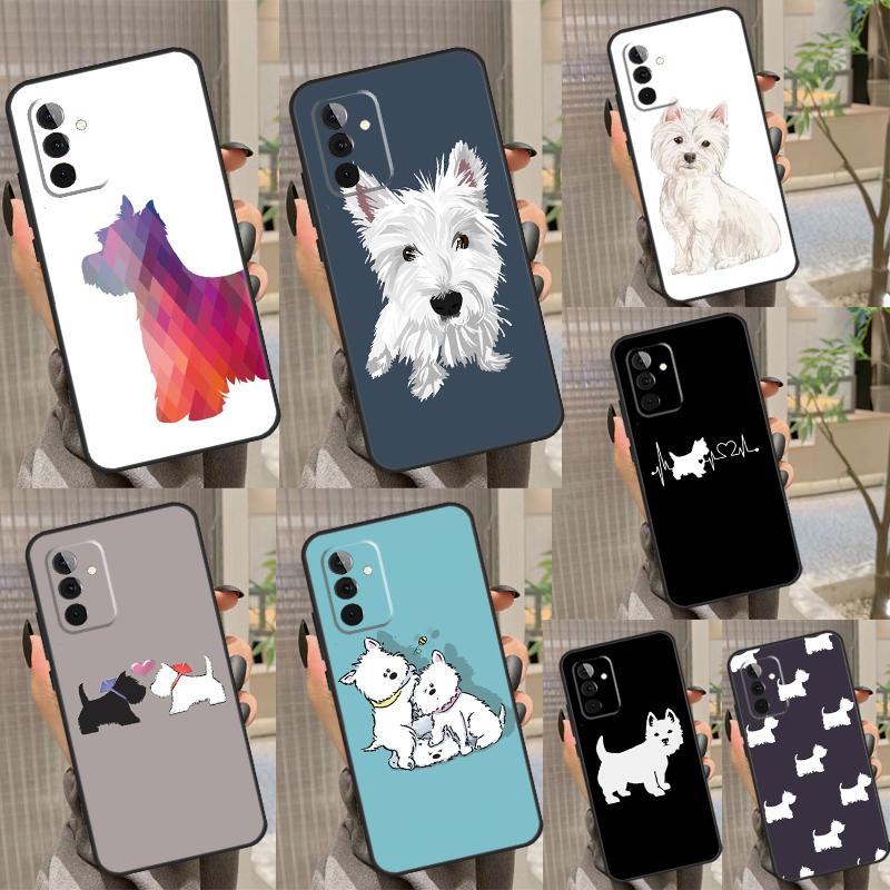 Чехол West Highland Terrier Westie для Samsung Galaxy A13 A23 A33 A53 A12 A22 A32 A42 A52 A51 A71 A14 A24 A34 A54