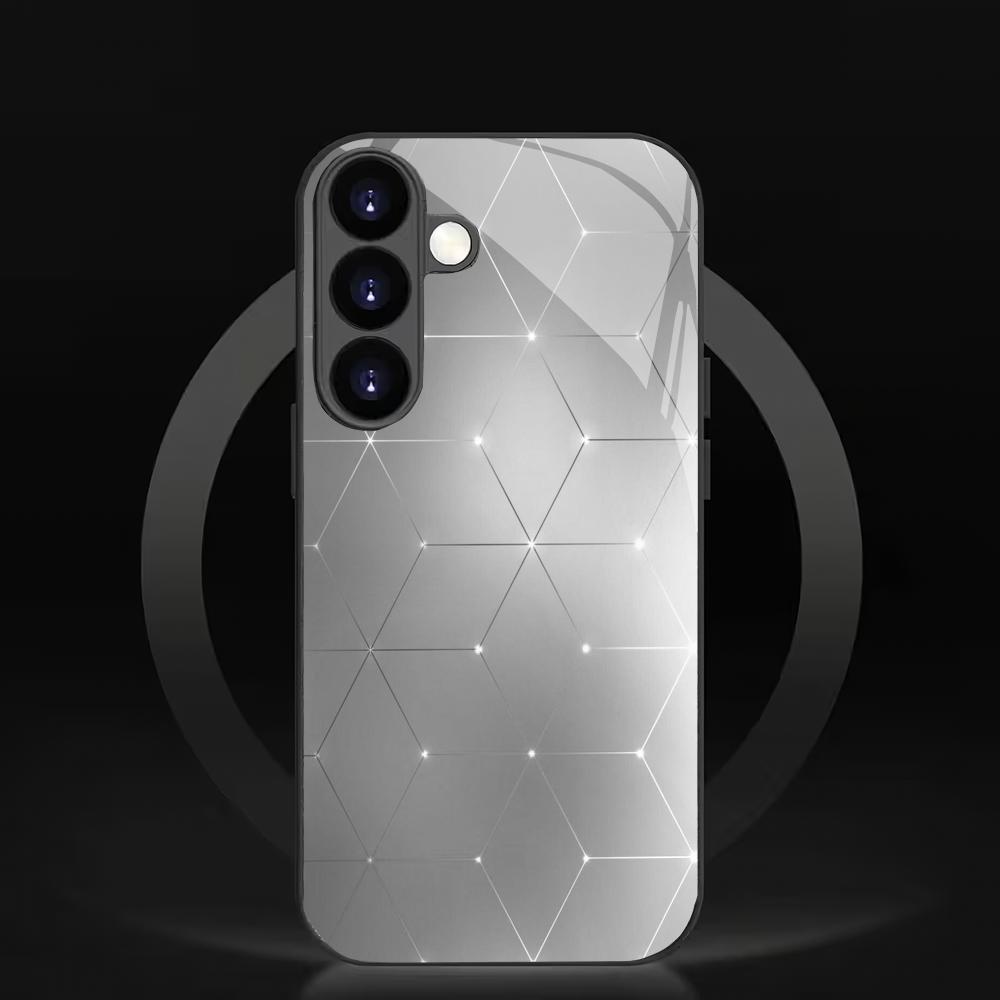 Закаленное стекло с градиентным рисунком для телефона, подходит для Samsung GalaxyS26 S25 S24 S23 S22 S20FE/Ultra/Plus5G, противоударная задняя крышка