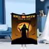 Halloween Pumpkin Head Series Printed Blanket for Sofa Bed Travel Camping Living Room Office Conditioning Blanket