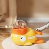 Little yellow duck freeze-dried snack launcher dog slow feeder toy pet feeding toy, can hold freeze-dried treats