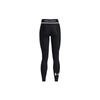 Under Armour Letter Stretch Sports Training Leggings Women Leggings Black 1369898-001