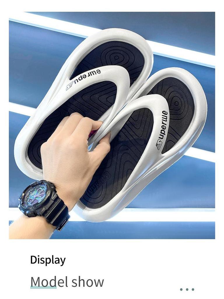 Мужские шлепанцы EVA на толстой подошве 2023 года — трендовая летняя мода