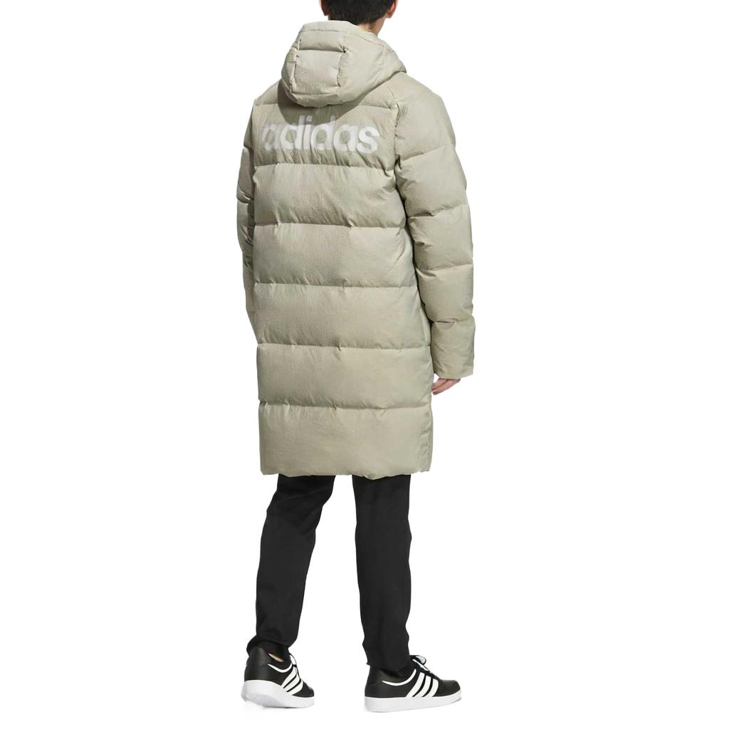 Adidas Down Jackets Unisex Light Brown Hooded Moderate KQ5518