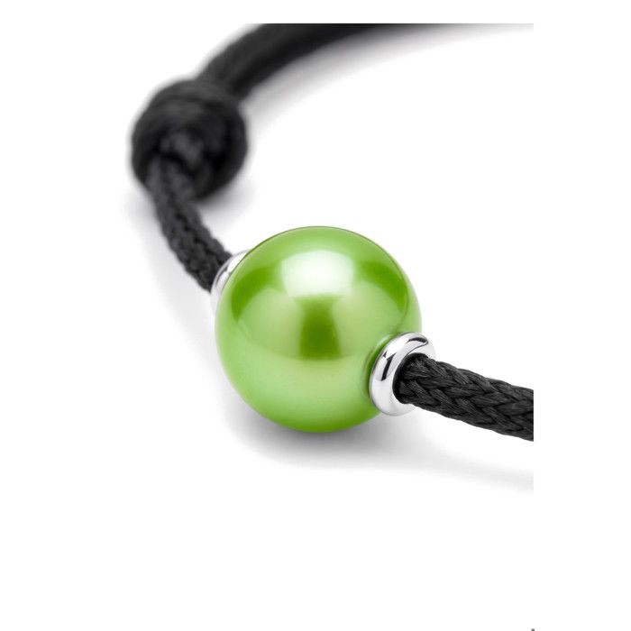 Bracelet - PEARLS & COLORS - Pearls & Colors - Perle d'eau douce 9-10 mm - Vert clair - Argent 925