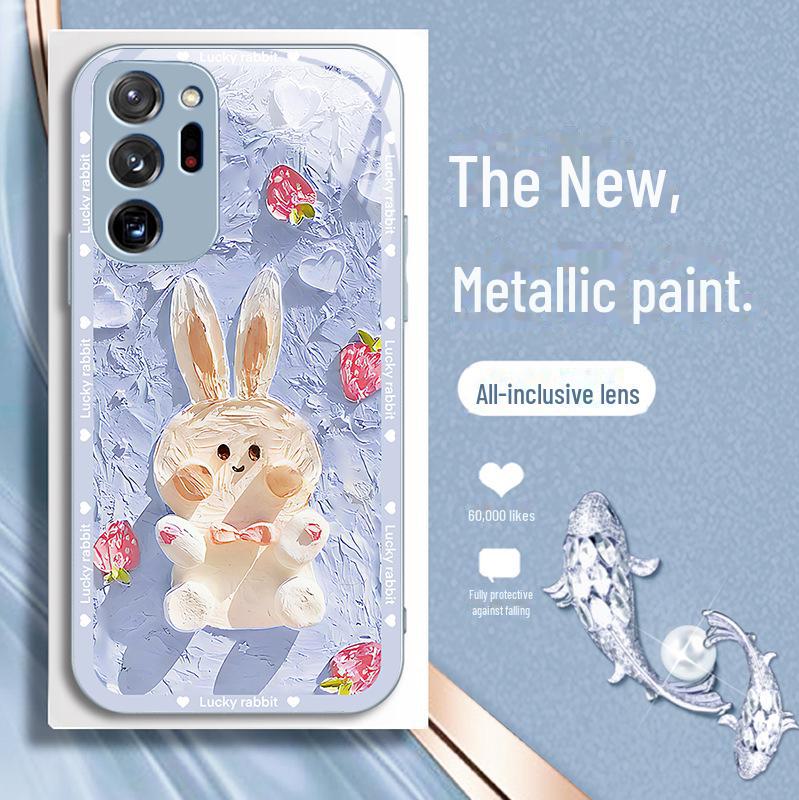 Чехол для телефона Samsung Note10 с рисунком маслом из жидкого стекла и масляной живописи